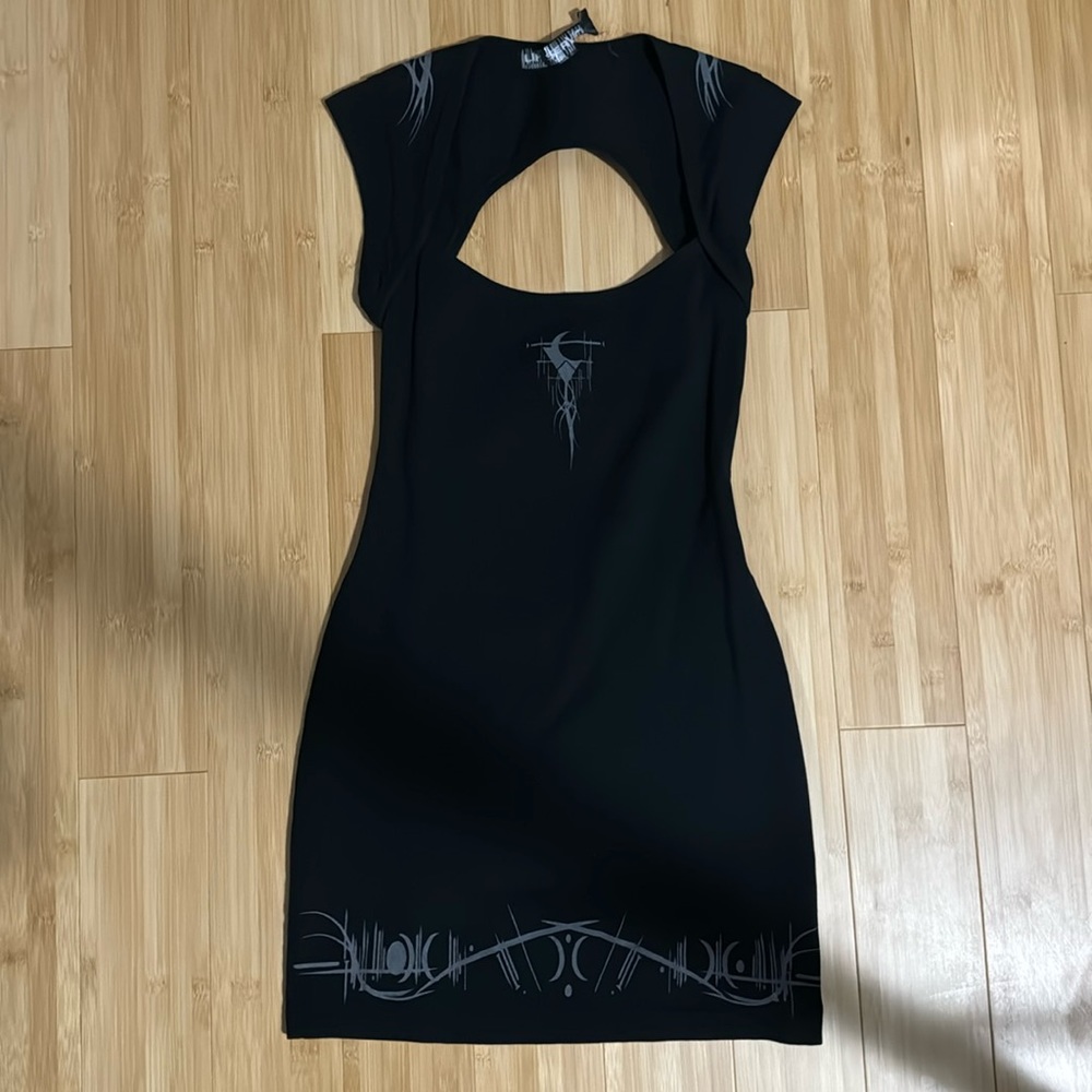 Lip Service Millennium Moon Reflective Dress sz S